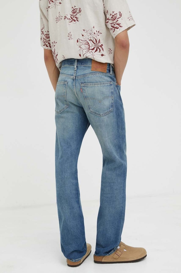 Îmbrăcăminte Levi's blugi din bumbac 501 00501.3412 albastru