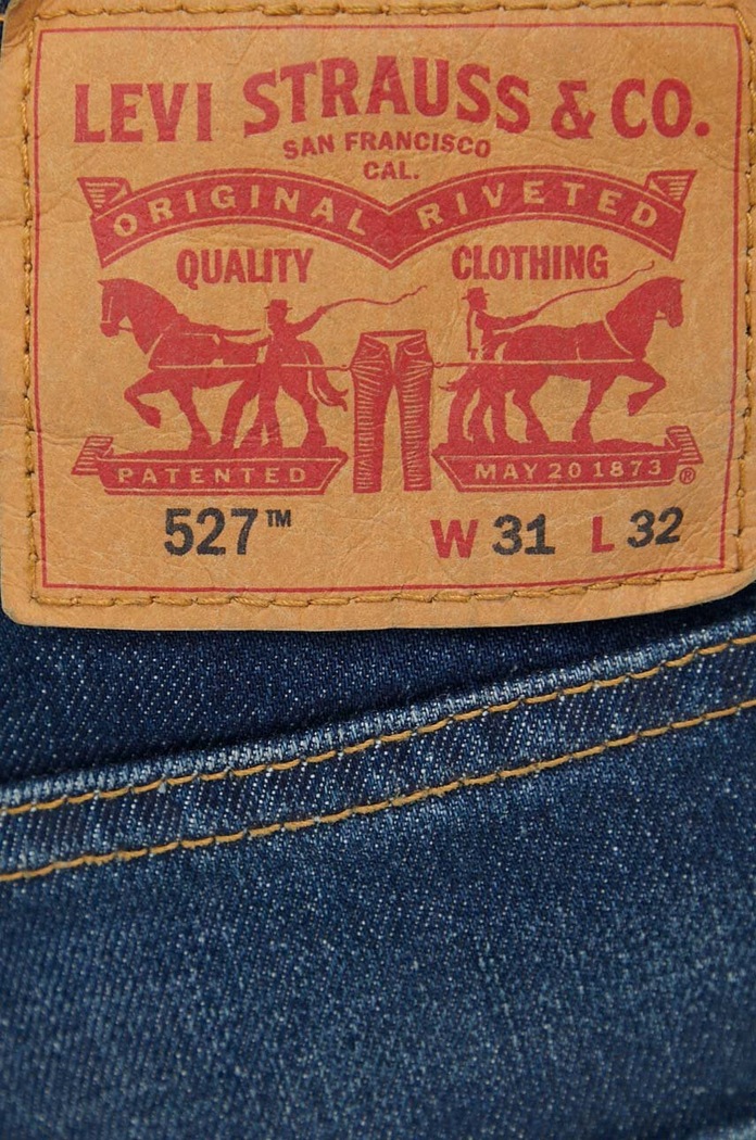 Дънки Levi's 527 SLIM BOOT CUT 527™ 05527.0713 тъмносин