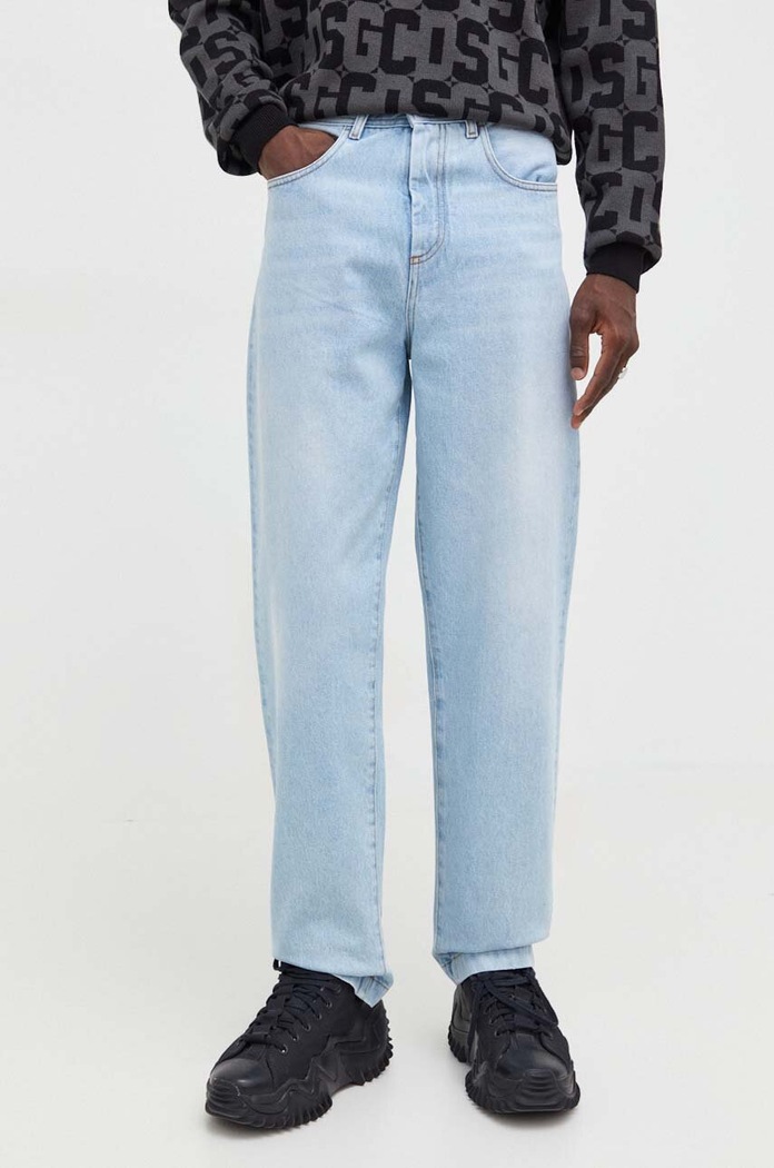 GCDS jeansi FW23M350001 albastru AW23