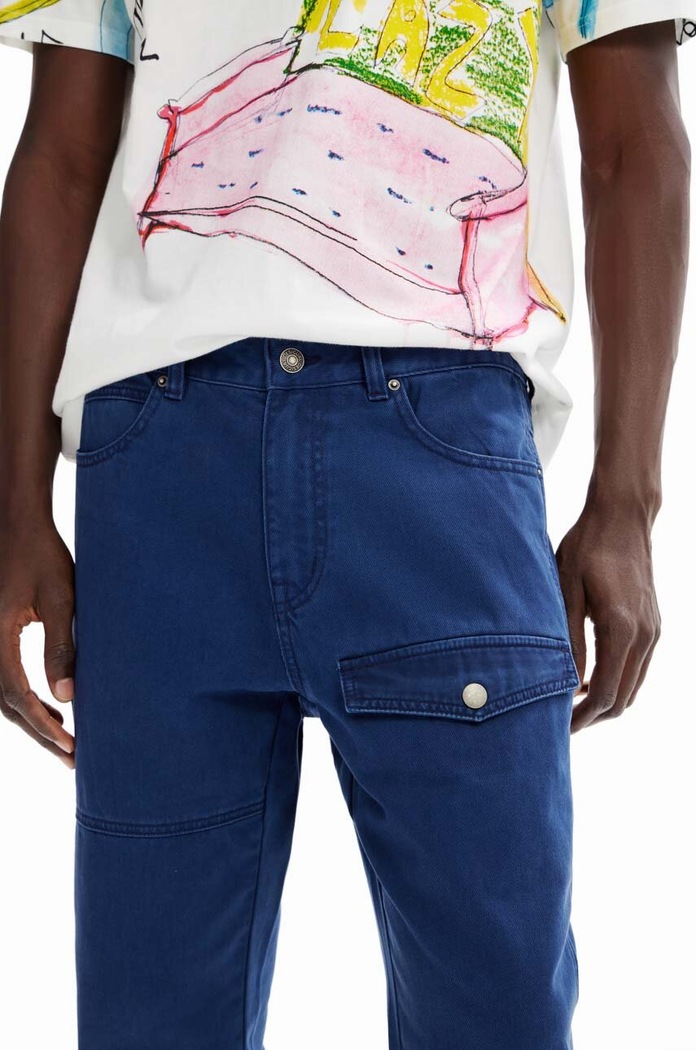 Rifle Desigual 23WMDD03 tmavomodrá AW23