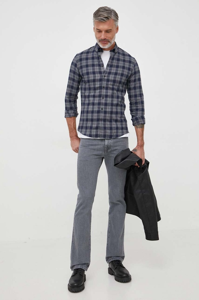 Sisley jeansi 4JPDSE01V.700 gri AW23