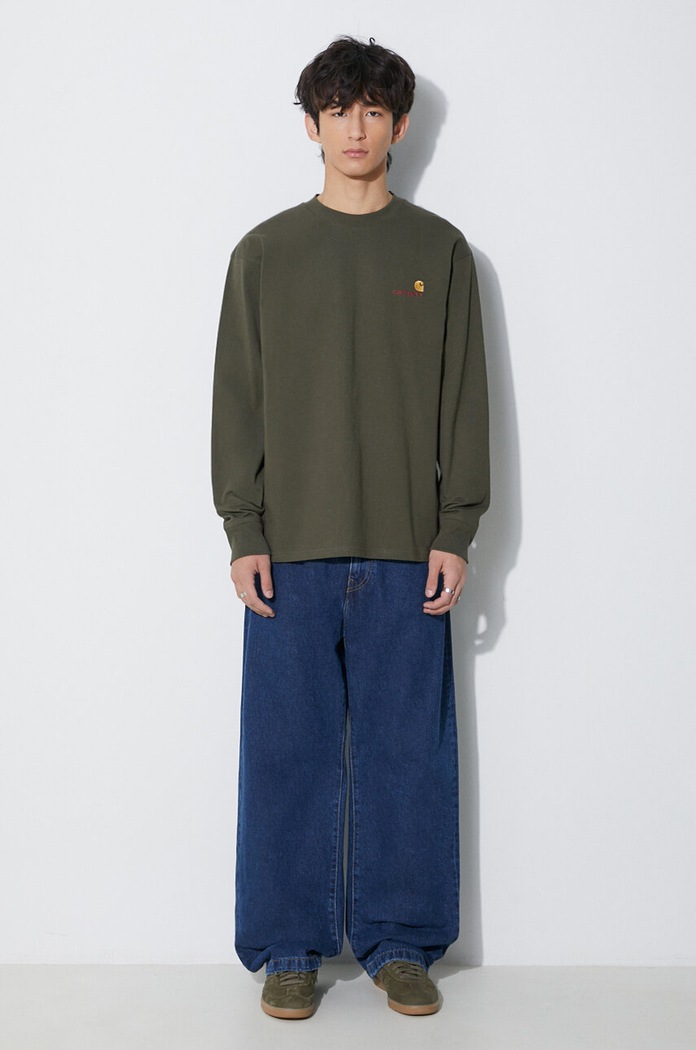Дънки Carhartt WIP I030468.0106 тъмносин AW24