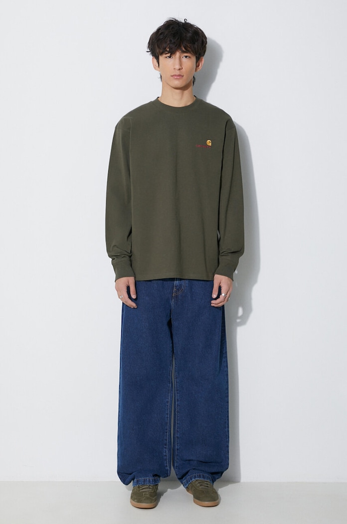 Дънки Carhartt WIP I030468.0106 тъмносин AW24