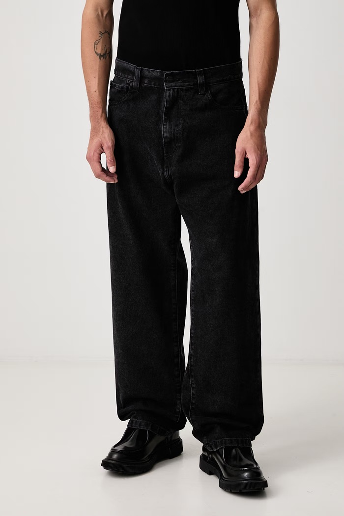 Carhartt WIP Джинси tapered чоловічі Landon Pant чорний I030468.8906