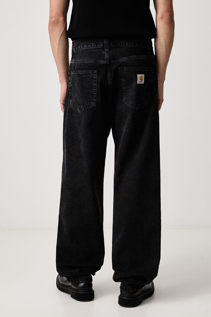 Одежда Carhartt WIP Джинсы tapered для мужчин Landon Pant I030468.8906 чёрный