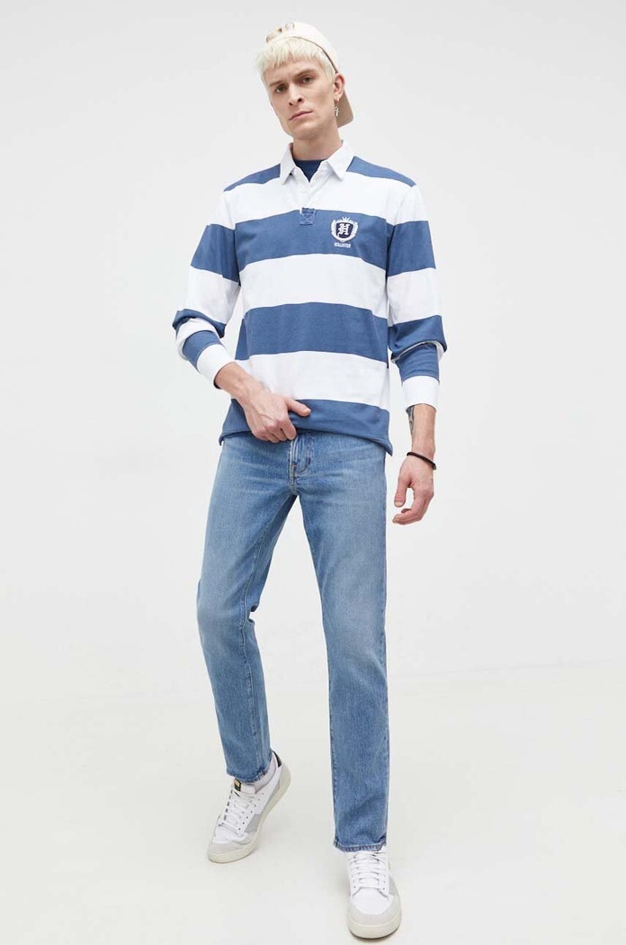 Džíny Abercrombie & Fitch KI131.2410.278. modrá AW23