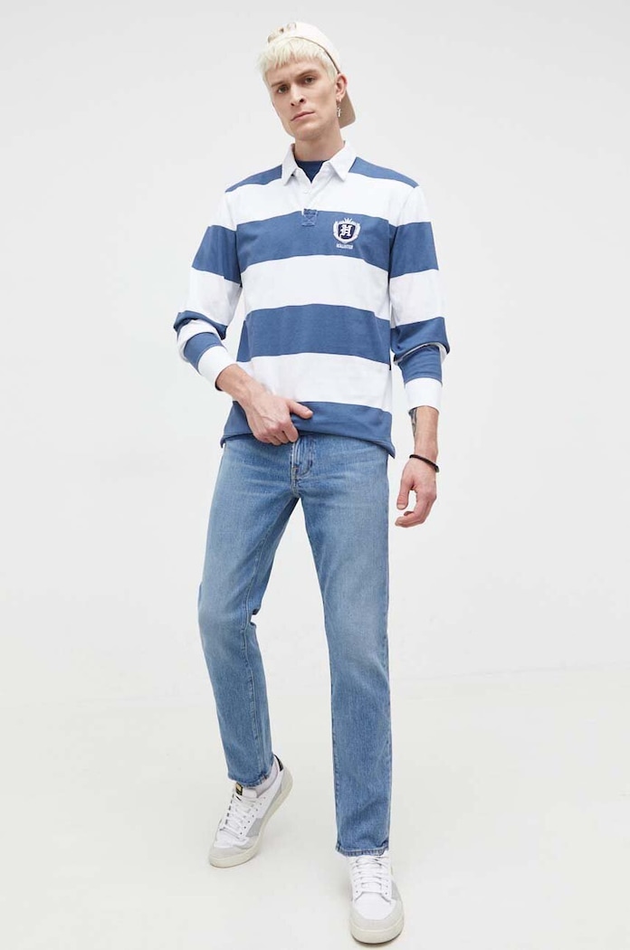 Džíny Abercrombie & Fitch KI131.2410.278. modrá AW23