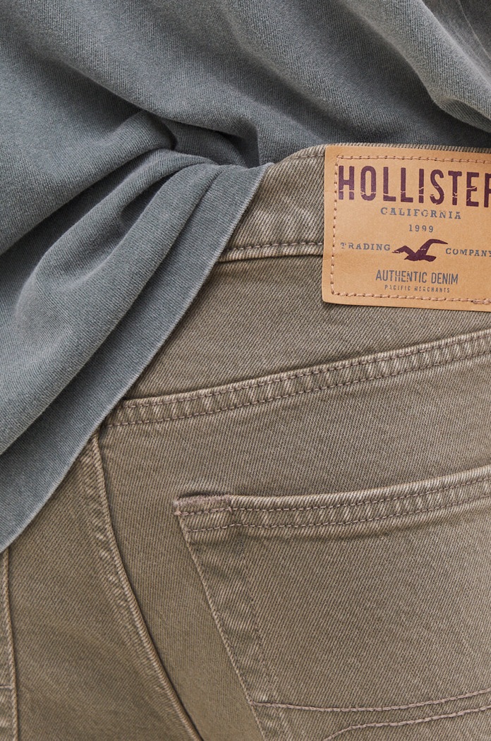 Hollister Co. jeansy beżowy KI331.3186.477