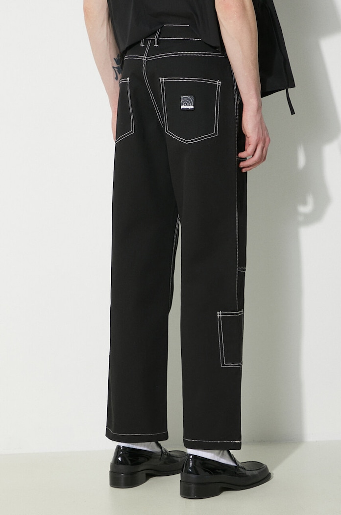 Clothing PLEASURES jeans Ultra Utility Pants P23W031.BLACK black