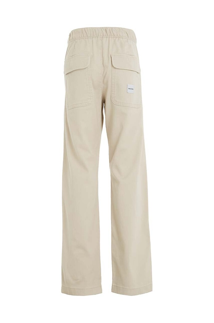 CHLAPEC Dětské kalhoty Tommy Hilfiger KB0KB08280.128.176.9BYX béžová