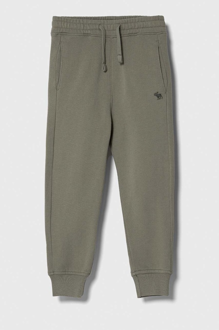 Παιδικό φούτερ Abercrombie & Fitch πλεκτό ύφασμα πράσινο KI234.3062