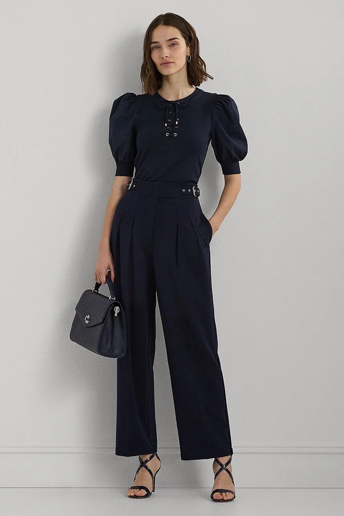 Ruházat Lauren Ralph Lauren nadrág 200909227 sötétkék
