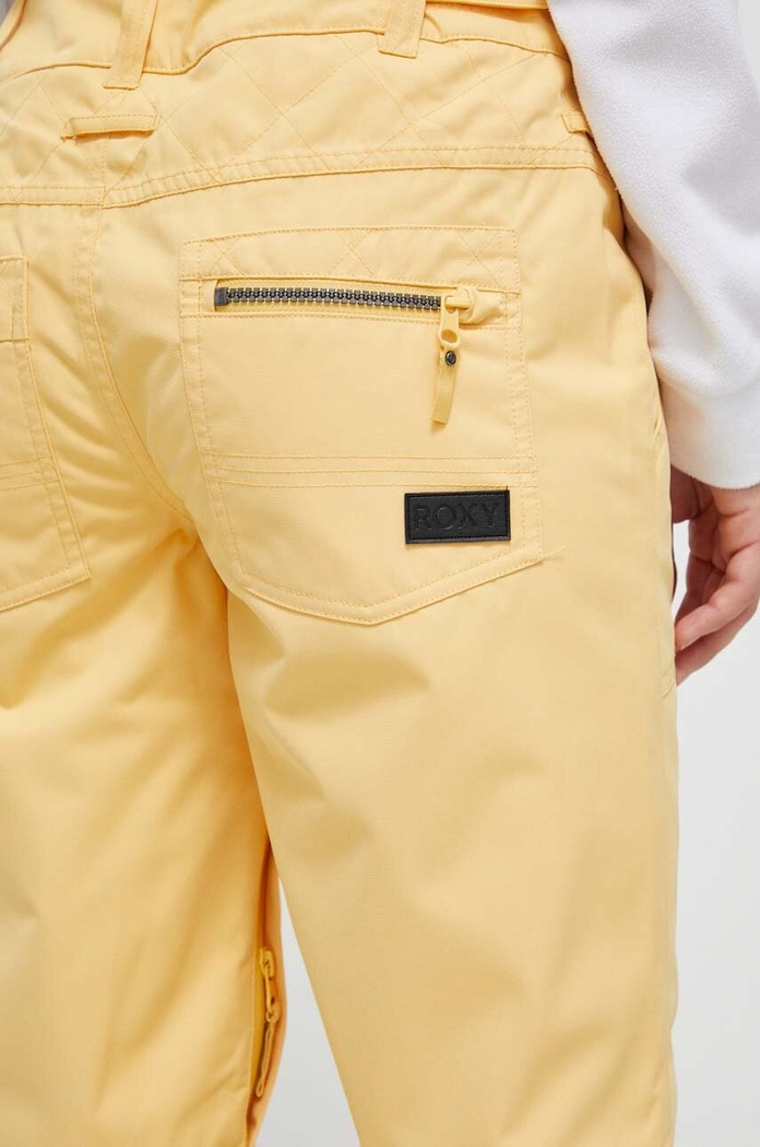 Roxy pantaloni Nadia galben ERJTP03230