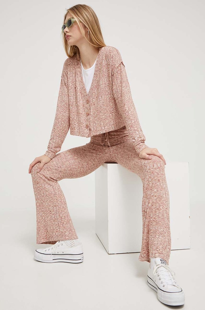 Billabong spodnie dresowe ABJNP00362 różowy AW23