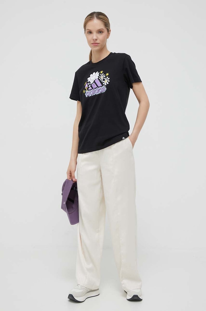 Παντελόνι adidas Originals IJ7084 μπεζ AW23