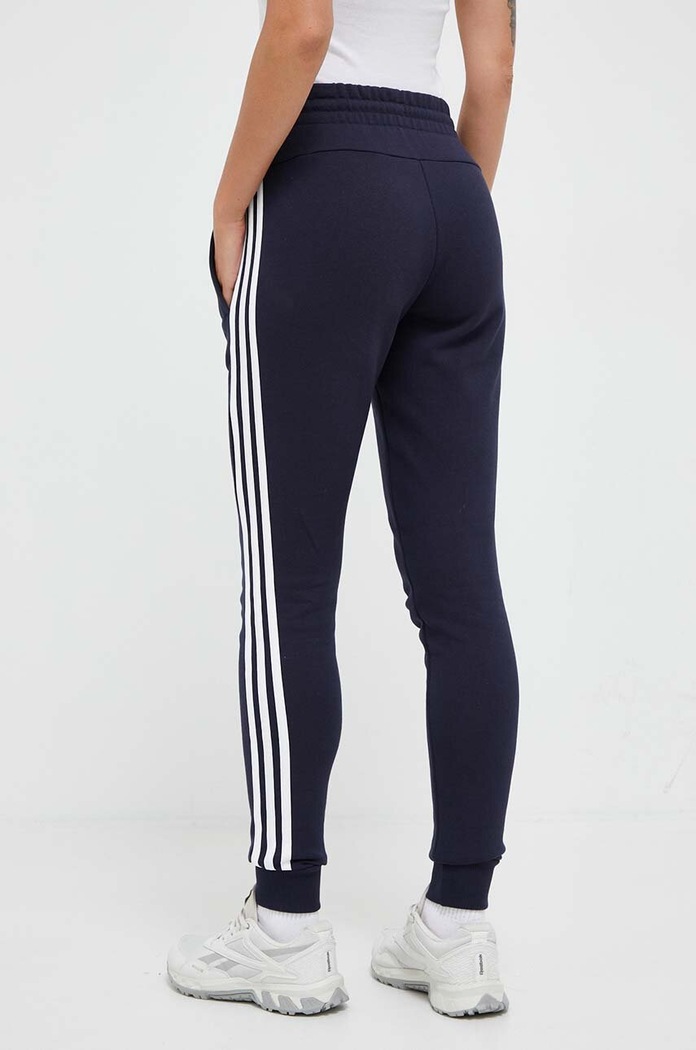Дрехи Памучен спортен панталон adidas IC9923 тъмносин