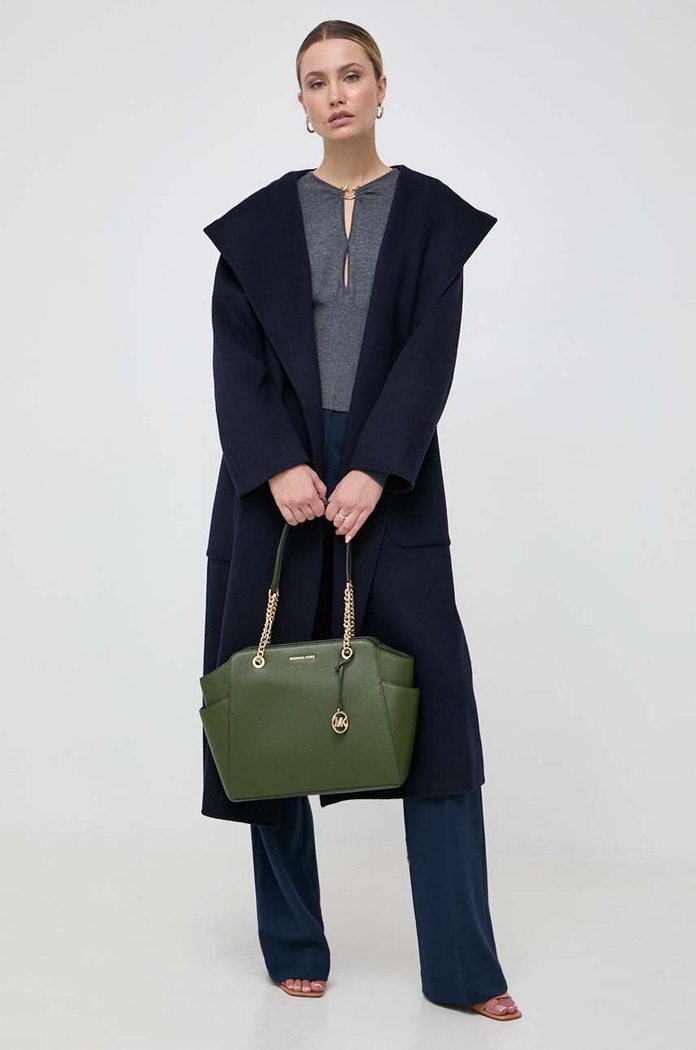 MICHAEL Michael Kors spodnie MF330HRENX granatowy AW23