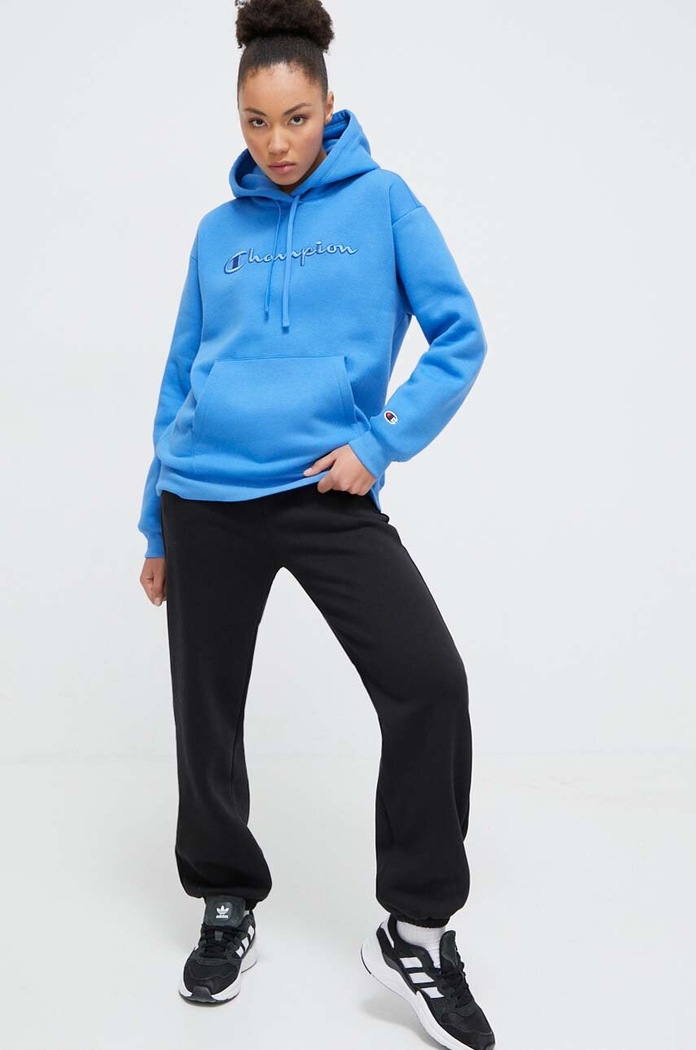 Champion spodnie dresowe 116686 czarny AW23