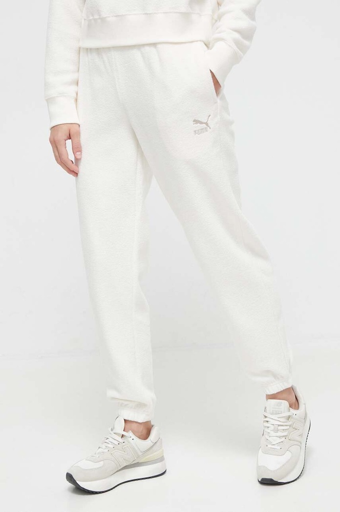 Puma pantaloni de trening bej 621414