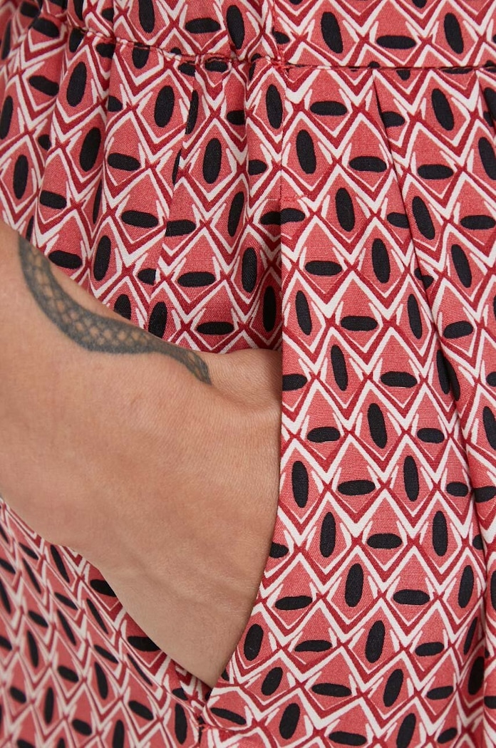 Sisley spodnie różowy 4UTSLF03T.61R