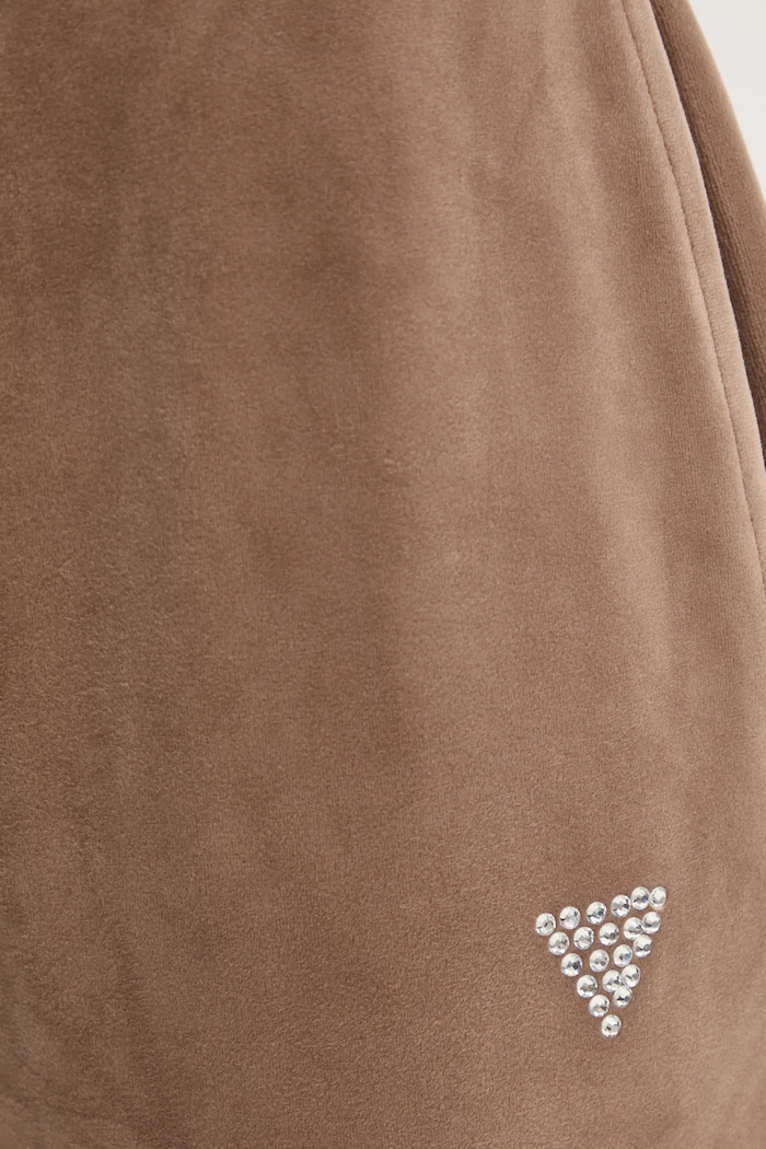 Guess pantaloni della tuta marrone V3BB27.KBXI2