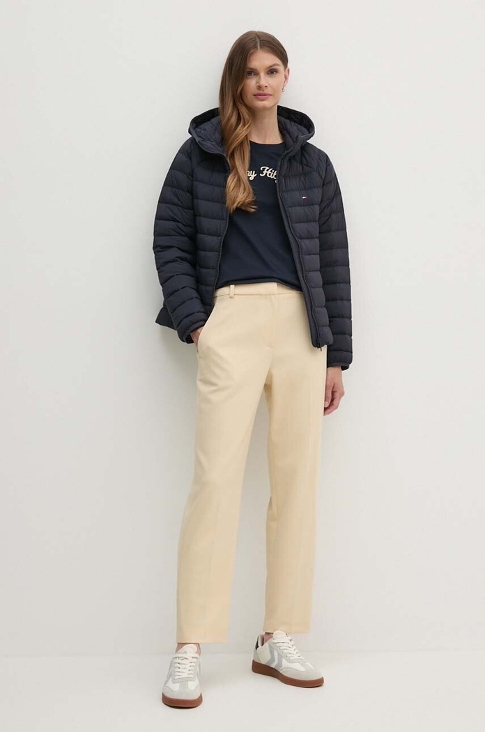 Tommy Hilfiger spodnie WW0WW39723 beżowy SS25