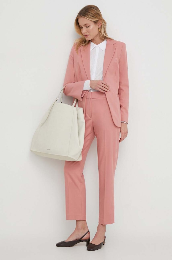 Tommy Hilfiger nadrág WW0WW39723 rózsaszín SS25