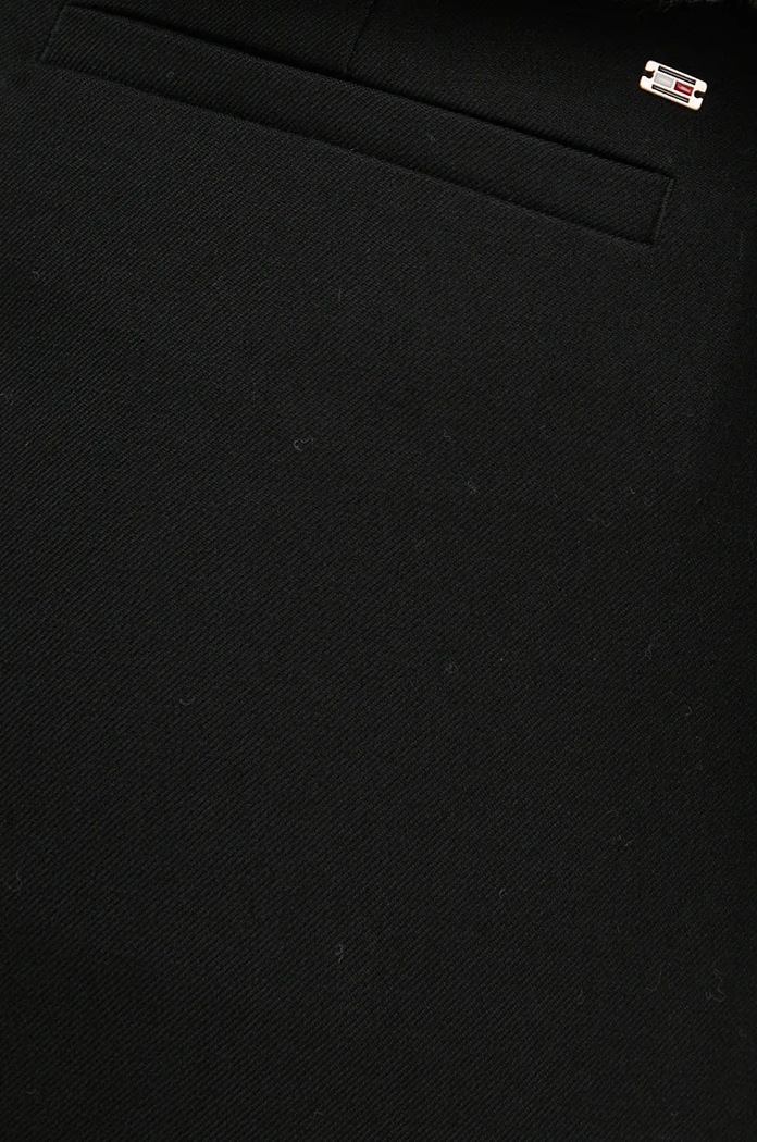 Kalhoty Tommy Hilfiger černá WW0WW39725