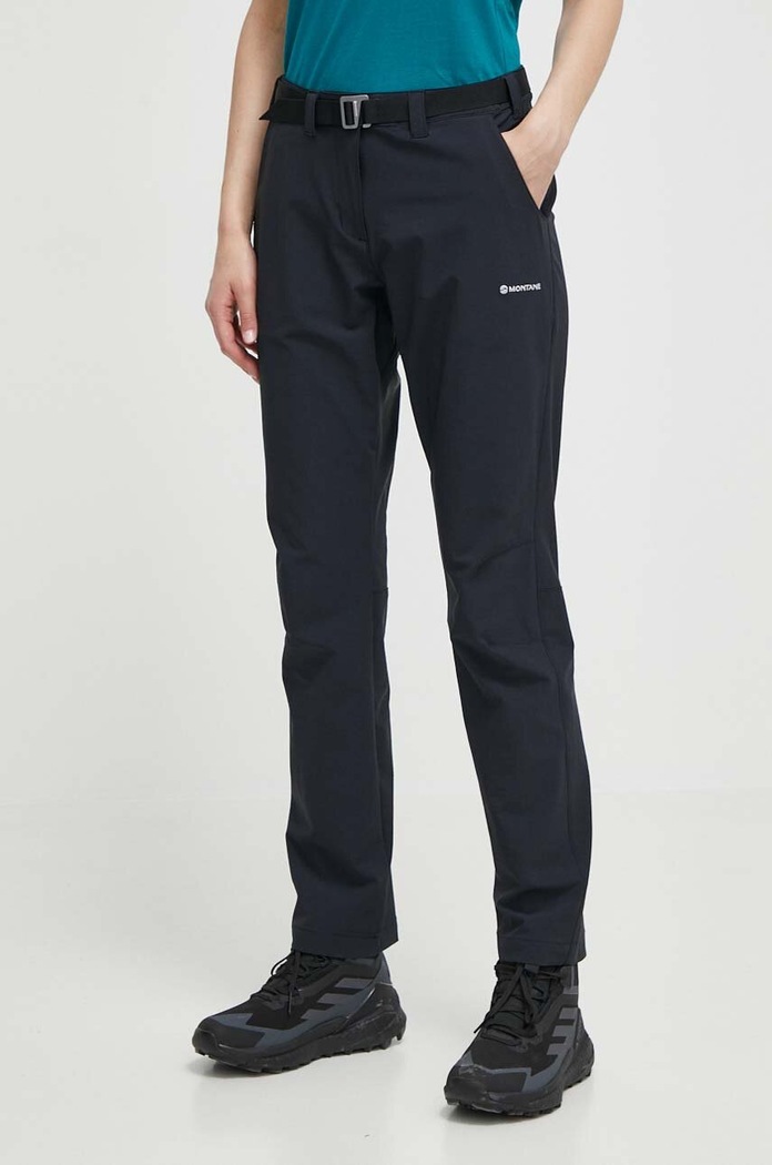 Montane spodnie outdoorowe Terra Stretch Lite tkanina czarny FTSLR15