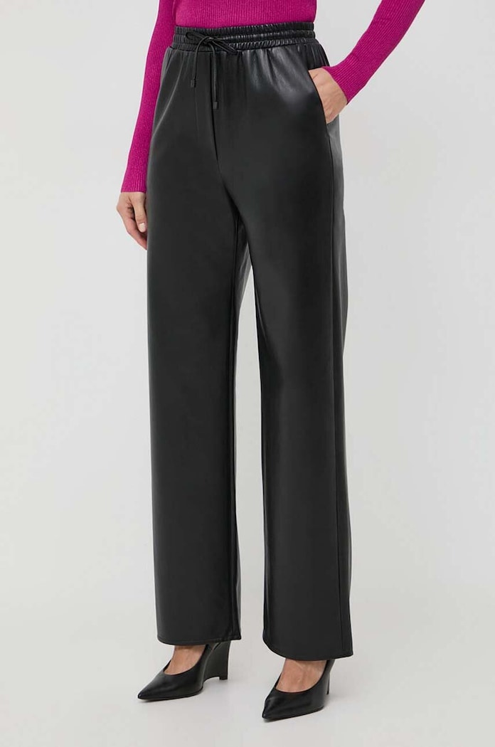 Patrizia Pepe spodnie high czarny 2P1551.E005