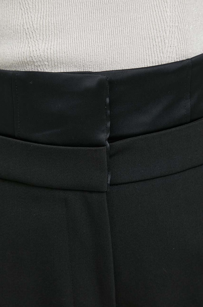 Calvin Klein nadrág gyapjú keverékből fekete K20K205973