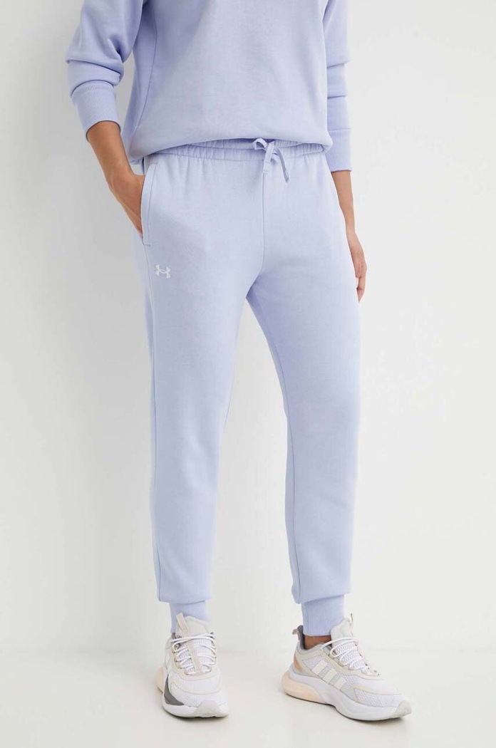 Tepláky Under Armour pletenina fialová 1379438