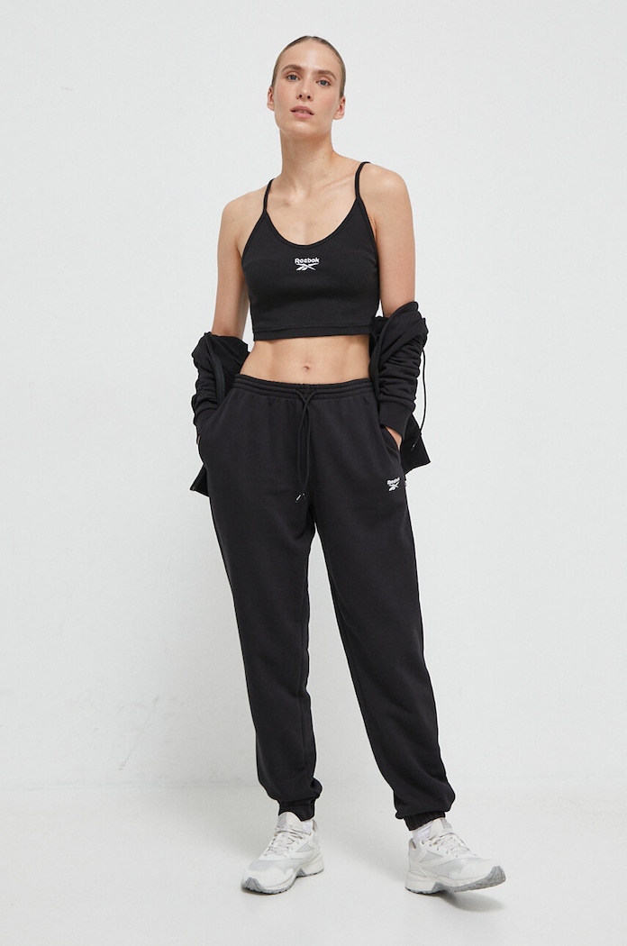 Παντελόνι φόρμας Reebok 100071691 μαύρο AW23