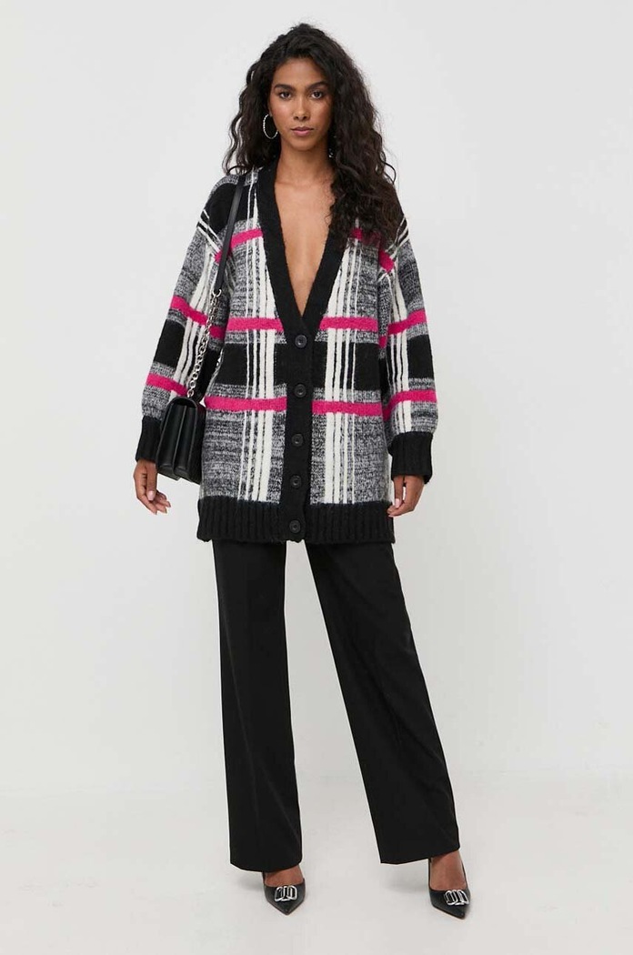 Karl Lagerfeld nadrág 236W1001 fekete AW23