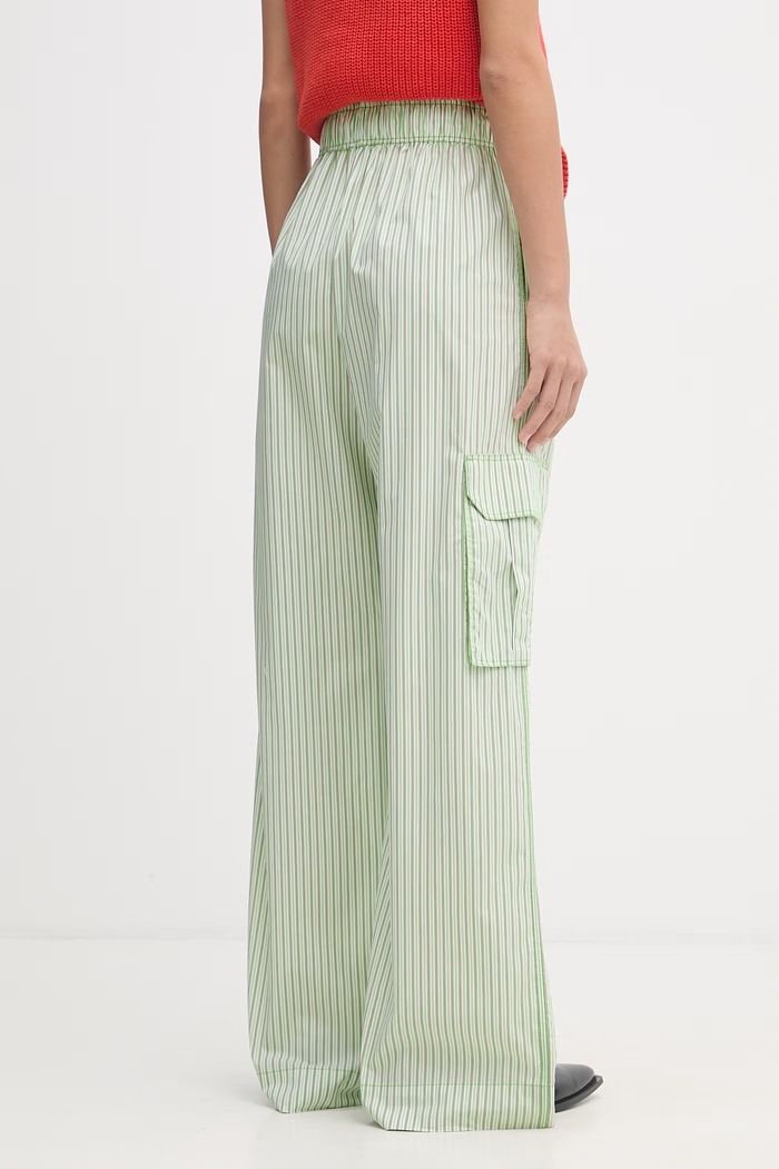 Abbigliamento Stine Goya pantaloni in cotone Fatuna SG5146 verde