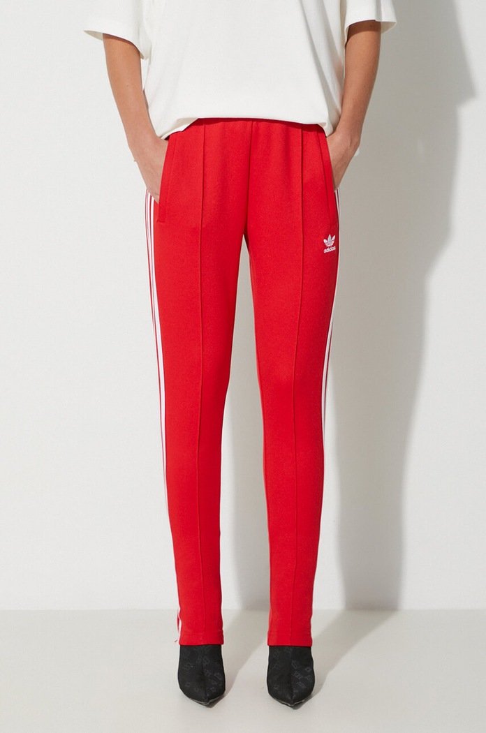 Παντελόνι φόρμας adidas Originals SST Classic TP απλικέ κόκκινο IK6603