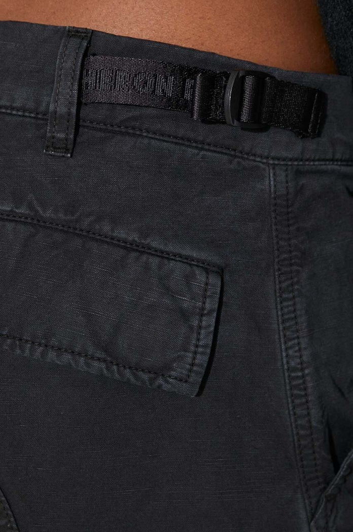 Heron Preston pantaloni in lino misto Vintage Wash Canvas Cargo HWCF008F23FAB0011000 nero