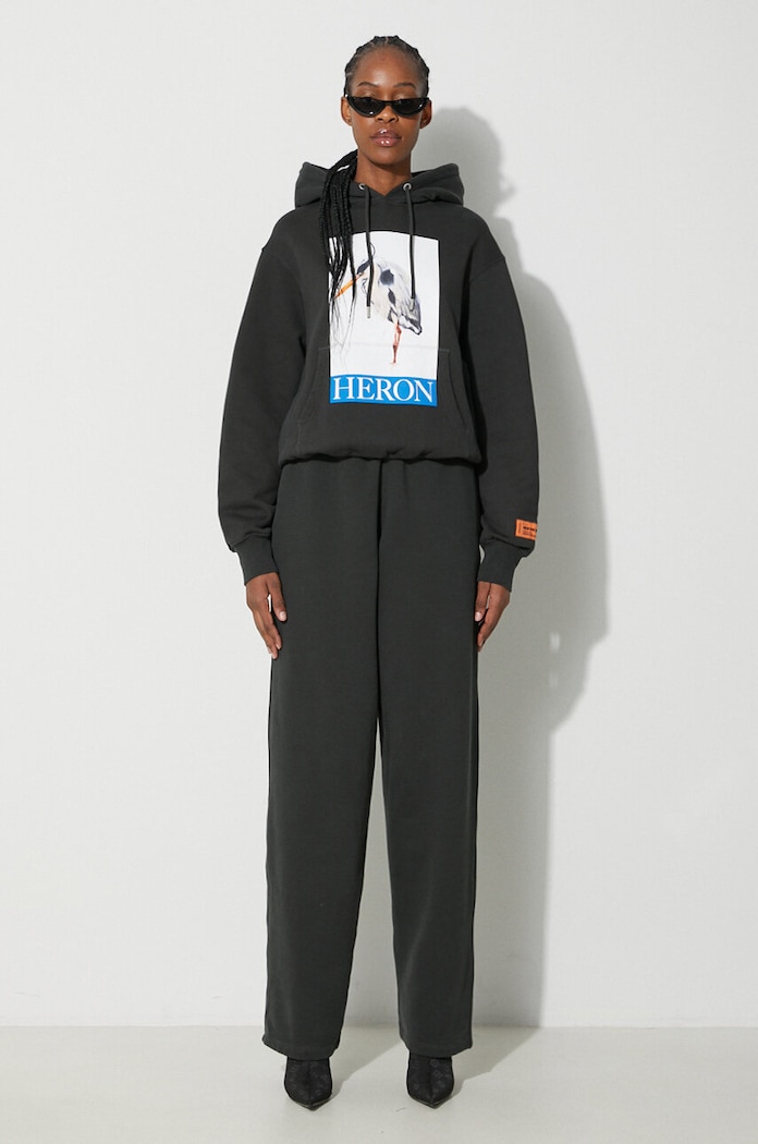 Heron Preston pantaloni da jogging in cotone Stfu Os Sweatpants HWCH006F23JER0011001 nero AW23