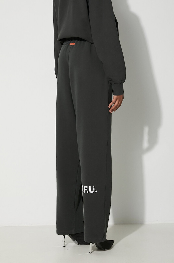 Abbigliamento Heron Preston pantaloni da jogging in cotone Stfu Os Sweatpants HWCH006F23JER0011001 nero