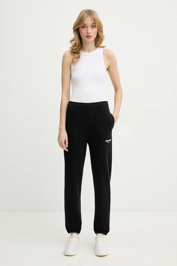 La Mania pantaloni de trening COMFY.3 negru AA00