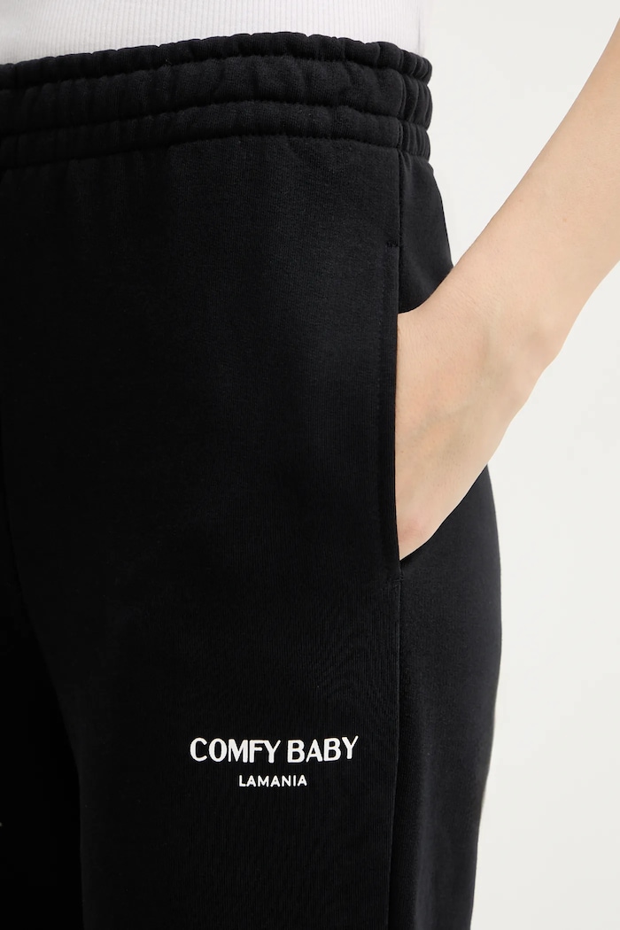 La Mania pantaloni de trening negru COMFY.3
