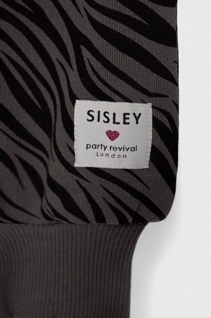 Sisley gyerek pamut melegítőnadrág fekete 3NTDXF00Y.G.SEASONAL