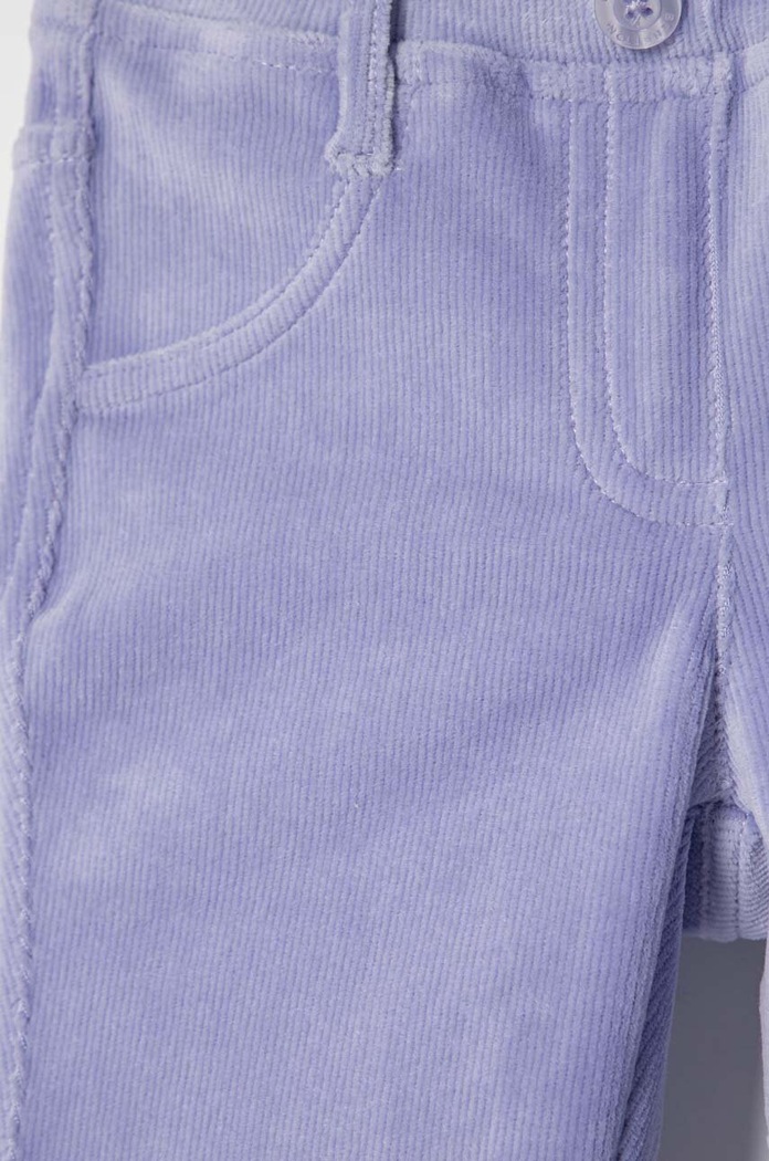 Dziewczynka United Colors of Benetton spodnie dziecięce 4DZBGE00L.P.SEASONAL fioletowy