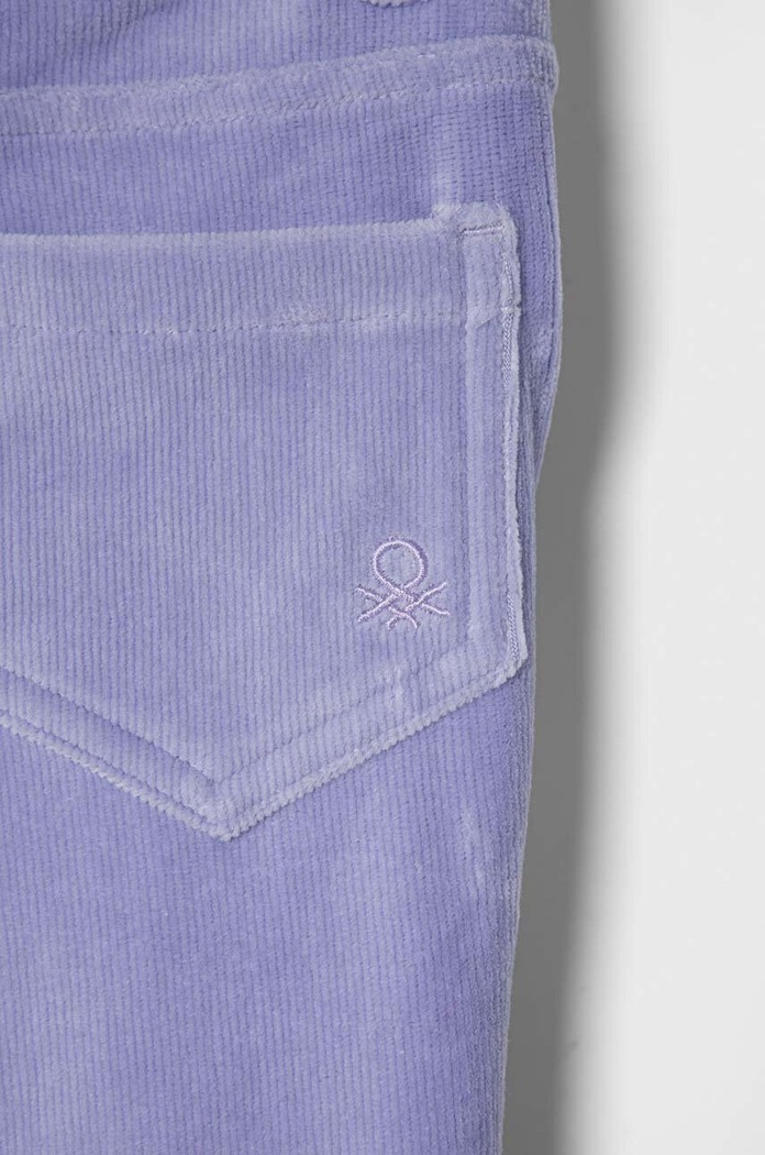 United Colors of Benetton spodnie dziecięce fioletowy 4DZBGE00L.P.SEASONAL