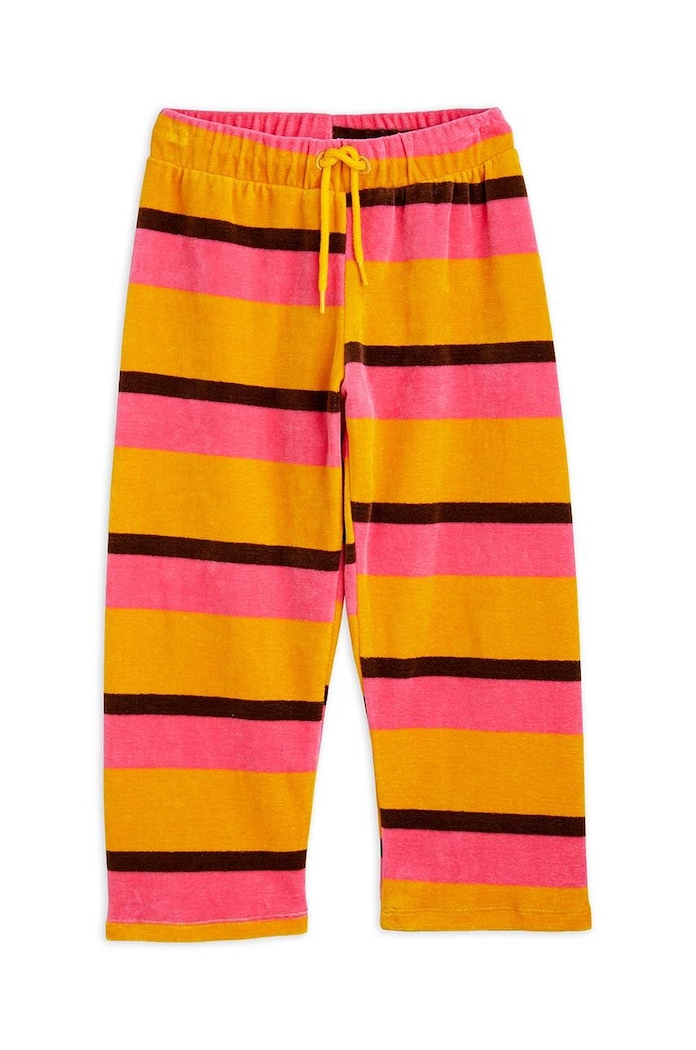 Mini Rodini pantaloni de bumbac pentru copii 2373012200 multicolor AW23