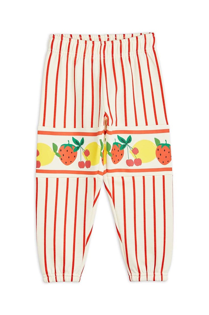 Mini Rodini spodnie dresowe bawełniane dziecięce wzorzyste multicolor 2373013000