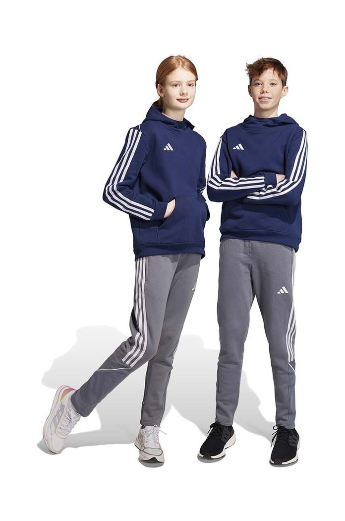 adidas Performance spodnie dresowe dziecięce TIRO23L SW PNTY dzianina szary HZ3020