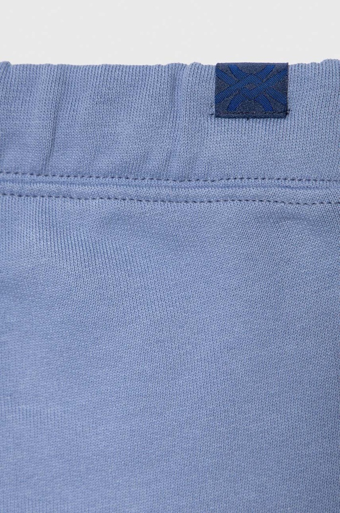 Chłopiec United Colors of Benetton spodnie dresowe bawełniane dziecięce 3J68GF027.P.SEASONAL fioletowy