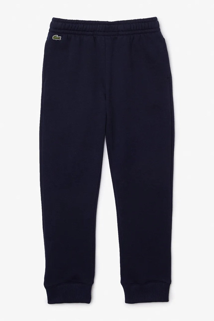 Detské tepláky Lacoste melanž tmavomodrá XJ9728