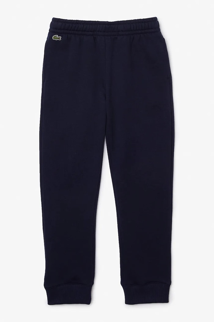 Detské tepláky Lacoste melanž tmavomodrá XJ9728
